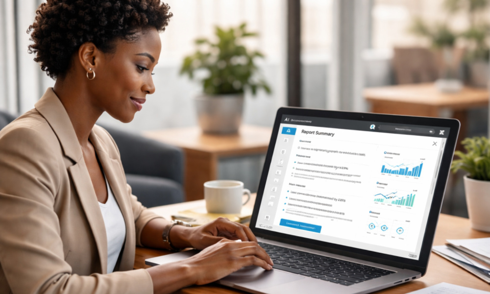 AI-Assisted Report and Data Summary